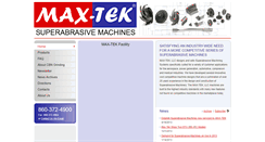 Desktop Screenshot of max-tekllc.com