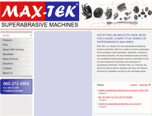 Tablet Screenshot of max-tekllc.com